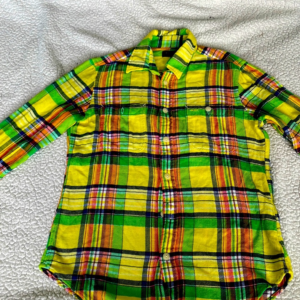 POLO Ralph Lauren bright plaid flannel shirt